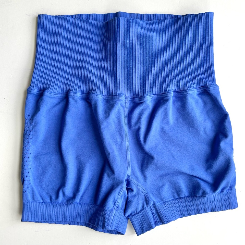 ☀️(A427) NEW Free People Good Karma Running Shorts. Royal Blue. Size: XS/S - Picture 3 of 8